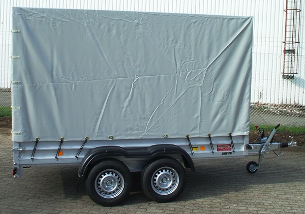 Koch 150.300.20 mit originaler Koch Hochplane(H-Line) 180cm Innenhöhe, in grau und 6 Zurrösen