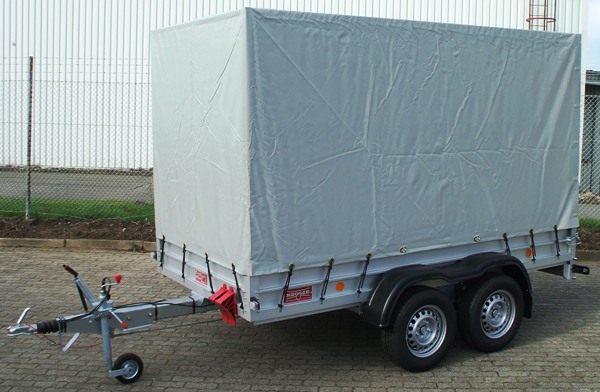 Koch 150.300.20 mit originaler Koch Hochplane(H-Line) 180cm Innenhöhe, in grau und 6 Zurrösen