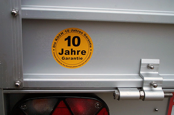 Koch B1000 mit Bordwanderhöhung und Deckel