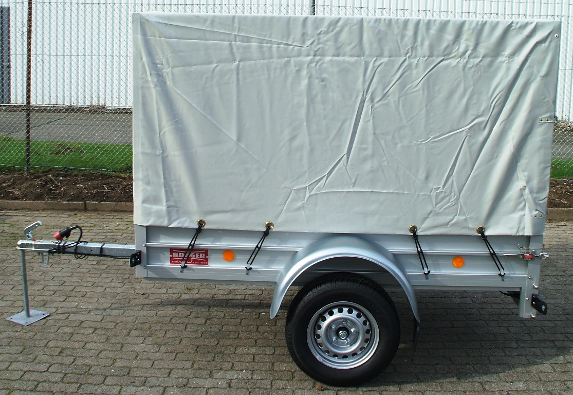 Koch U2 Alu Mit Originaler Koch Hochplane H Line 130cm Innenhohe In Grau Pkw Anhanger Von Kroger Fahrzeugbau Anhanger Gunstig Kaufen