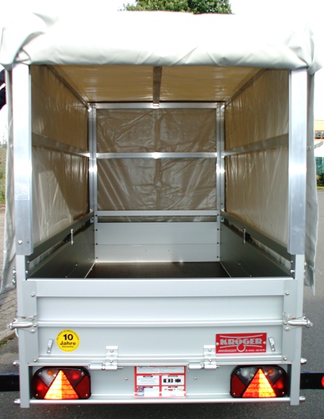Koch U2 Alu mit originaler Koch Hochplane(H-Line) 130cm Innenhöhe, in grau