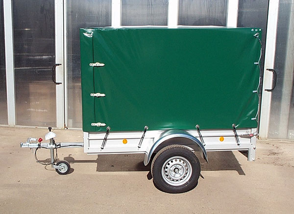 Koch U2 Alu mit Plane 140cm lichte Innenhöhe inkl. Stützrad