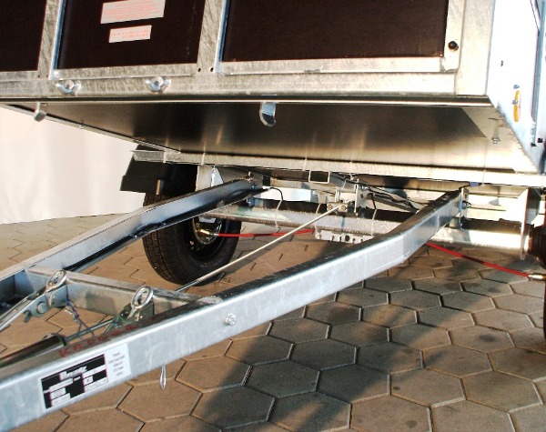 Pongratz LPA 250/12 G-Holz (Z)-K, gebremst, ankippbar, mit Holzbordwände