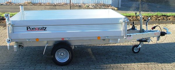 Heckkipper Pongratz RK 2300/15 G-AL 1500kg mit Handpumpe, Bereifung 10Zoll