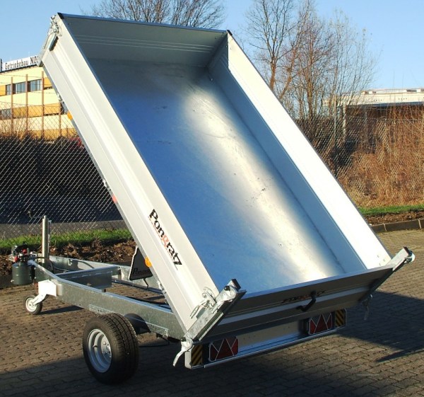 Heckkipper Pongratz RK 2300/15 G-AL 1500kg mit Handpumpe, Bereifung 10Zoll