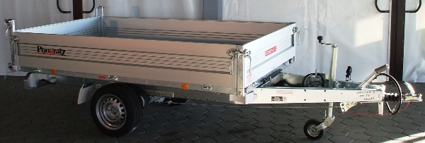 Heckkipper Pongratz RK 2600/15 G-AL 1800kg mit E- und Handpumpe, Bereifung 13Zoll