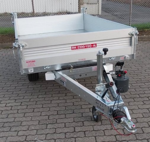 Heckkipper Pongratz RK 2300/15 G-AL 1800kg mit Handpumpe, Bereifung 13Zoll