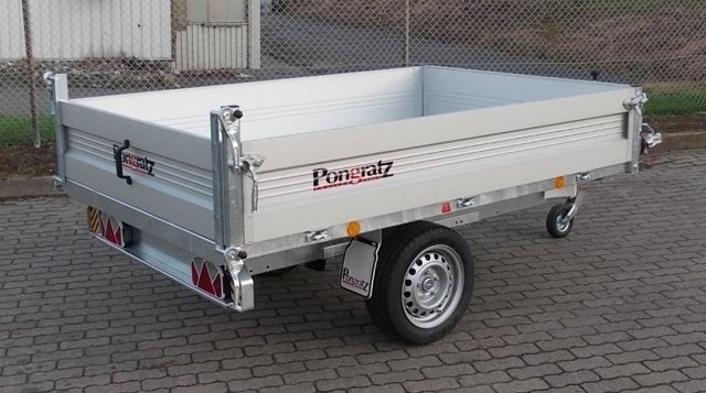 Heckkipper Pongratz RK 2300/15 G-AL 1800kg mit Handpumpe, Bereifung 13Zoll