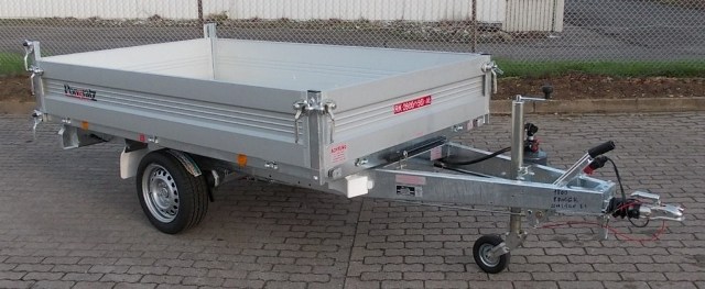 Heckkipper Pongratz RK 2600/15 G-AL 1800kg mit Handpumpe, Bereifung 13Zoll