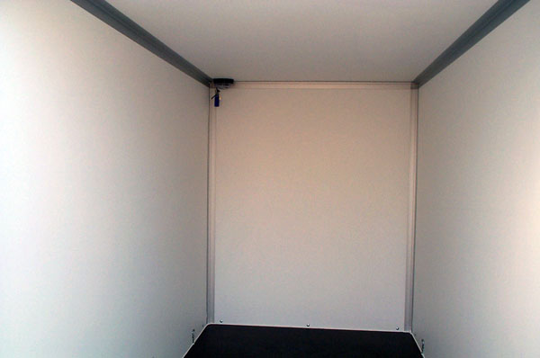 Saris H200 Koffer silbergrau, hinten mit Doppelt�r