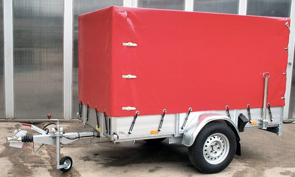 Saris BMG 120T Mc Alu mit Plane 140cm lichte Innnenhöhe + 2 Heckstützen