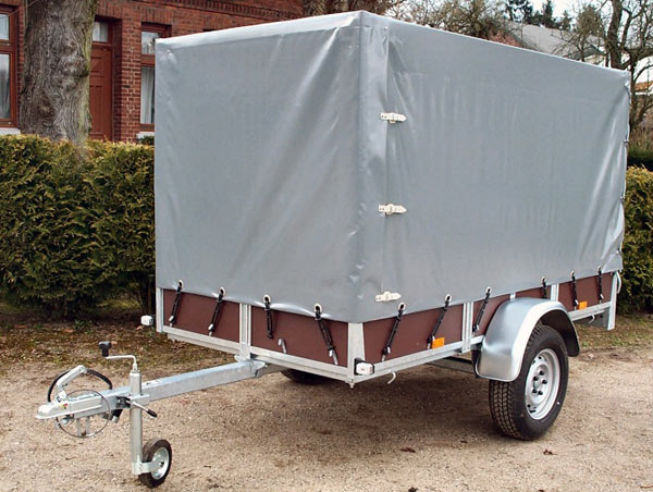 Saris H2 Woody mit Hochplane 140 cm lichte Innenh�he inkl.St�tzrad