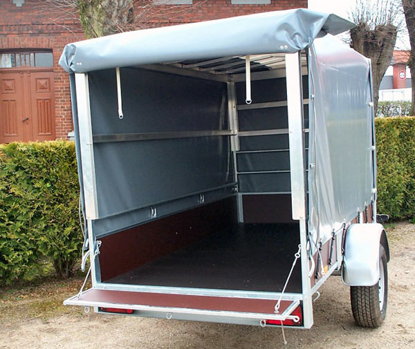 Saris H2 Woody mit Hochplane 140 cm lichte Innenh�he inkl.St�tzrad