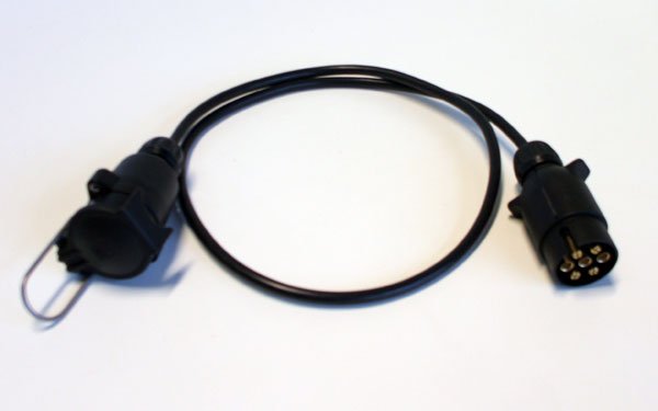 Verlängerungskabel 7polig, 7polige Kupplung - 7 poliger Stecker, 100cm Kabel