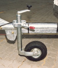 Stützrad mit Luftreifen 4004 / PKW Anhänger von Kröger Fahrzeugbau -  Anhänger günstig kaufen