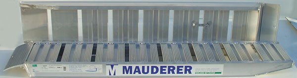 Alurampe Mauderer Typ: BO 20/23, Traglast pro Paar 2600kg, 196x35cm, Höhe 10cm (50)