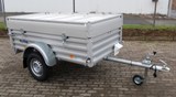 (Bild von Alutrail 75 D 22.12, 750kg zGG, Lademae 216x115x57cm, Aluboden, mit Deckelquertrger, Sttzrad, Zurranker)