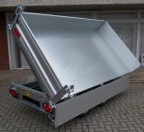 Humbaur HTK 2700.27 Dreiseitenkipper mit Alubordwnden und Handpumpe, Einmaliger Abverkaufspreis