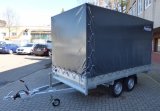 Anssems PSX-S 2000.325x178 mit montierter Aktionshochplane 180cm grau, 2000kg, 325x178x180cm