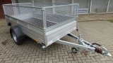 (Bild von * Saris MP 305 153 1500 1 Alubordw�nde, Reling, 1500KG zGG, 305x153x43cm, mit Laubgitteraufsatz 50cm)