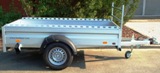 Humbaur HA 152513 mit Bugklappe, Lochreling und Leitergestell,  Einmaliger Abverkaufspreis