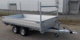 Henra KP273018 Dreiseitenkipper mit E+Nothandpumpe, 2700kg zGG, 301x185x30cm