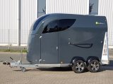 Careliner L grey/grey, Panoramadach, Sattelablagestange, 3.Bremsleuchte, 2. Innenleuchte LED, Netzlift, Bruststangenpolster und Alufelgen (black/silver)