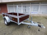 Krger 14BTL25.13 sehr stabile Rahmenbauweise, 1400KG zGG, 250x125x45cm, mit Reling und Leitergestell