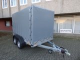 Saris McAlu PRO FW2000 gebremst, Tandem, KRGER ProfiLine Hochplane in dunkelgrau, 2000kg, 305x153x170cm