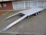 (Bild von Martz GT Plateau 450/2 S mit Aluboden, 2700KG zGG, 453x215cm, mit Winde und Rampen)