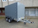 (Bild von Humbaur HA 253015 gebremst, Tandem, KRGER ProfiLine Hochplane in dunkelgrau, 2500kg, 303x151x180cm)