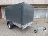 (Bild von Saris McAlu MP 255 133 750 1 mit KRGER Hochplane in schwarz, 750KG zGG 255x133x140cm)