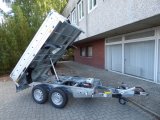 Martz Tandem-Heckkipper 250/2 mit E-Pumpe, 2000KG zGG, 253x150x30cm, Alubordwnde