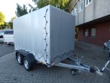 Saris McAlu PRO FW2000 gebremst, Tandem, KRGER ProfiLine Hochplane in silber, 2000kg, 305x153x170cm