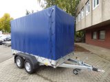 (Bild von Saris McAlu PRO FW2000 gebremst, Tandem, KRGER ProfiLine Hochplane in blau, 2000kg, 305x153x180cm)