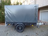 Saris MP 255 133 1350 1 Black Edition, 1350KG zGG, 255x133x160cm mit KRGER ProfiLine Hochplane in anthrazit