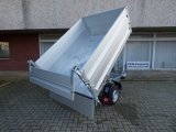 Heckkipper Pongratz RK 2300/15 G-AL 1500kg mit Handpumpe und Aufsatzbordwnden, 230x151x72cm