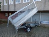 Heckkipper Pongratz RK 2600/15 G-AL 1500kg mit Handpumpe und Gitteraufsatz, 260x151x98cm