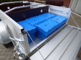 Stabile Staubox von Auer , blau  mit  integrierten Deckel, stapelbar, 60x40x34cm
