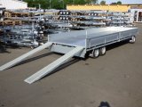 Hulco ROTA-3 3503 Dreiachsiger Drehschemelanh�nger mit Rampen, Aluboden und Einzelgutachten, 3500kg, 611x203x30cm, SONDERPREIS