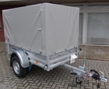 Alutrail 12B22.12  mit Hochplane 135cm Innenh�he, Tempo 100, Aluboden, Ladema�e 210x115x135cm