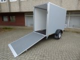 Saris GO 256 134 180 1350 1, Kofferanhnger hellgrau, 1350KG zGG, 256x134x180cm, hinten mit Beladerampe