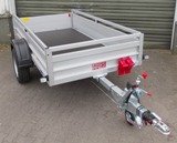 Koch 125.250.12 - Aluanh�nger mit Reling und 4 Zurr�sen, 1200kg, 250x125cm